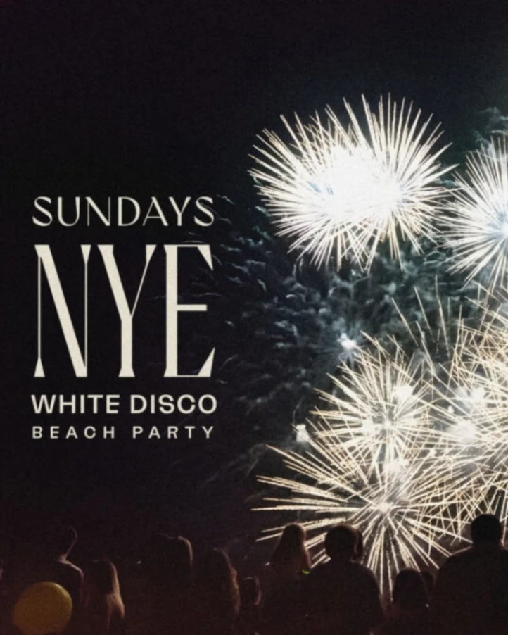 SUNDAYS NYE WHITE DISCO BEACH PARTY