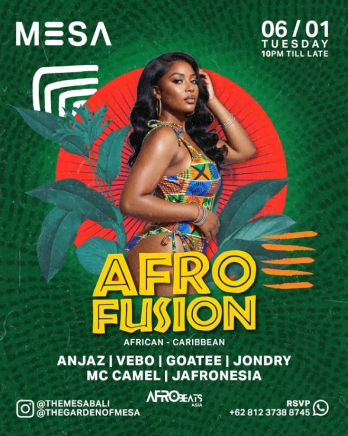 Afro Fusion at Mesa Bali