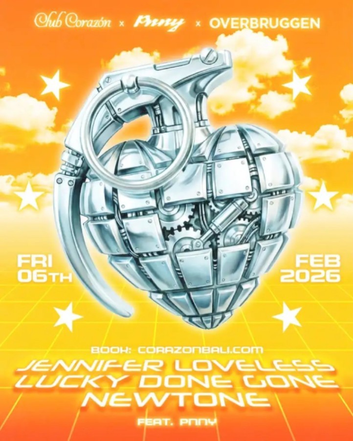 CLUB CORAZON X PNNY X OVERBRUGGEN PRESENTS: JENNIFER LOVELESS + LUCKY DONE GONE + NEWTONE